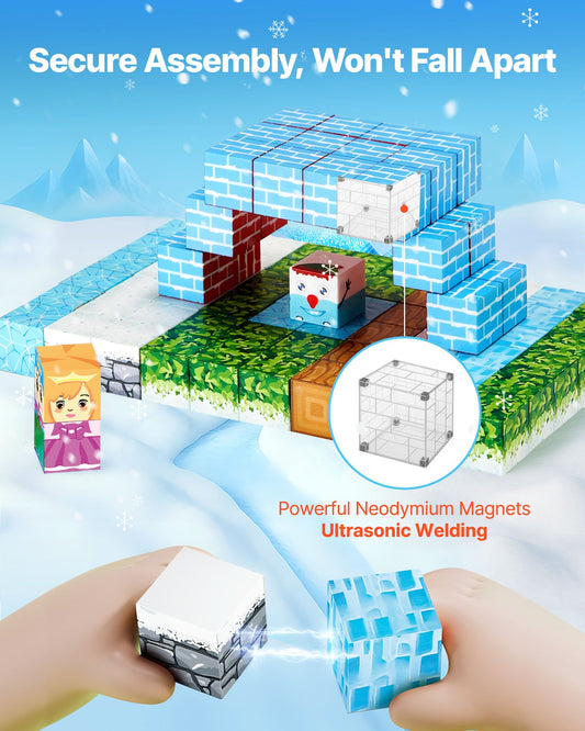 Magnetic Blocks 150 PCS