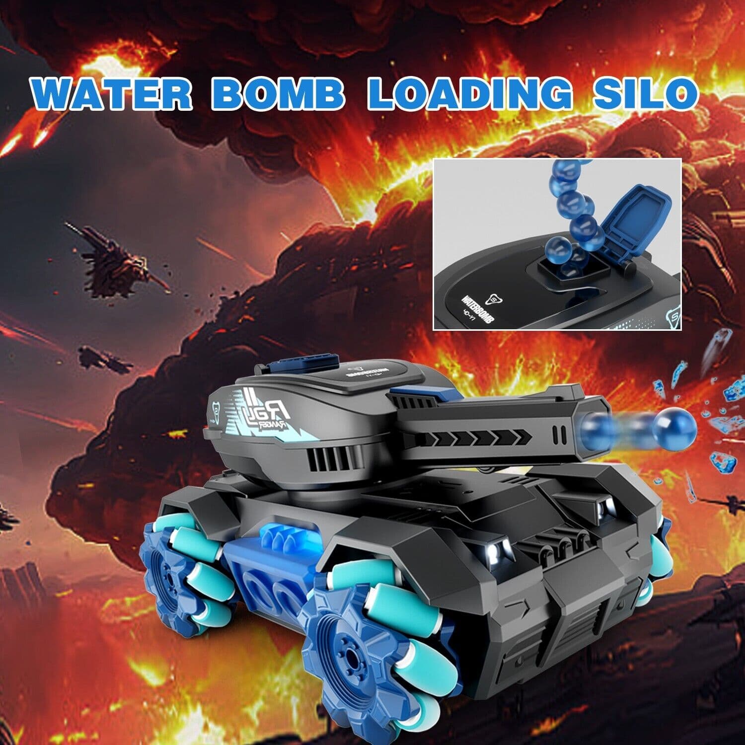 Tank Toys Four Wheel
