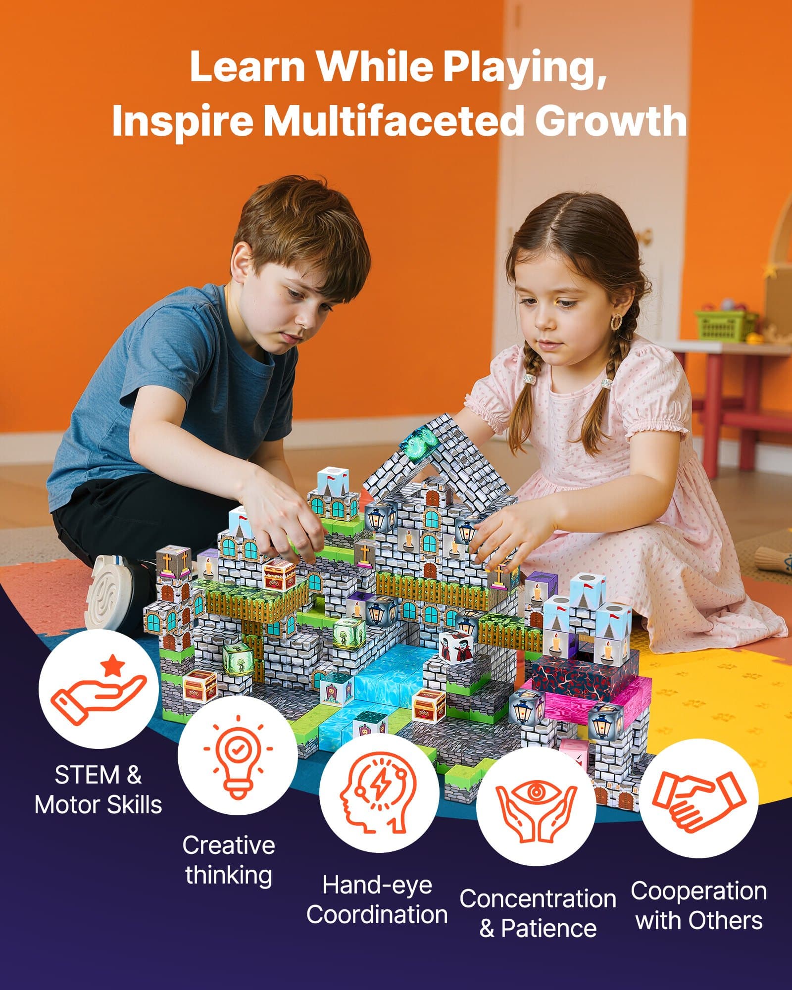 Magnetic Blocks 100 PCS