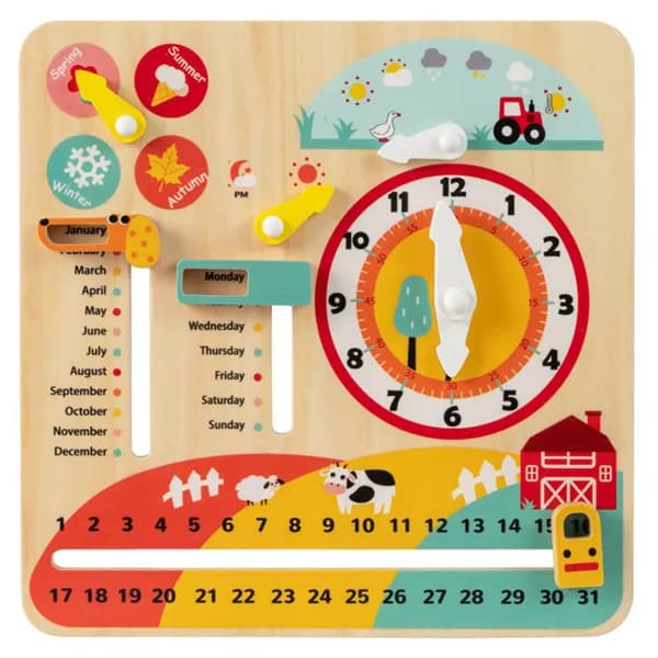 Montessori Wooden Learning Clock