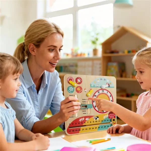 Montessori Wooden Learning Clock