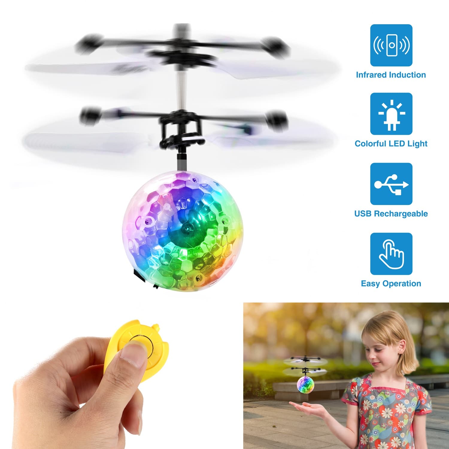 Infrared Induction Flying Orb Ball