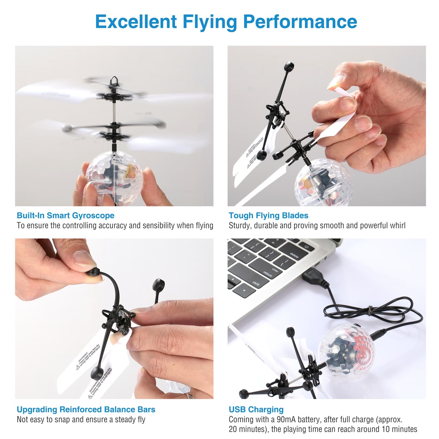 Infrared Induction Flying Orb Ball