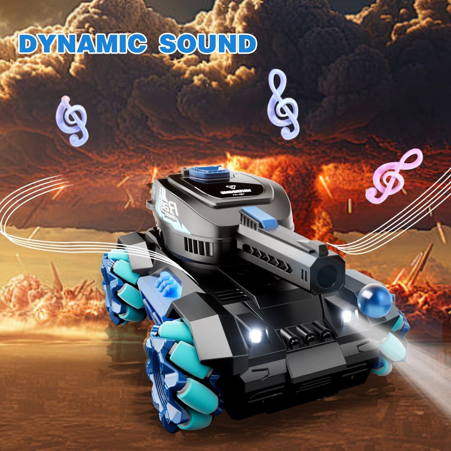 Tank Toys Four Wheel
